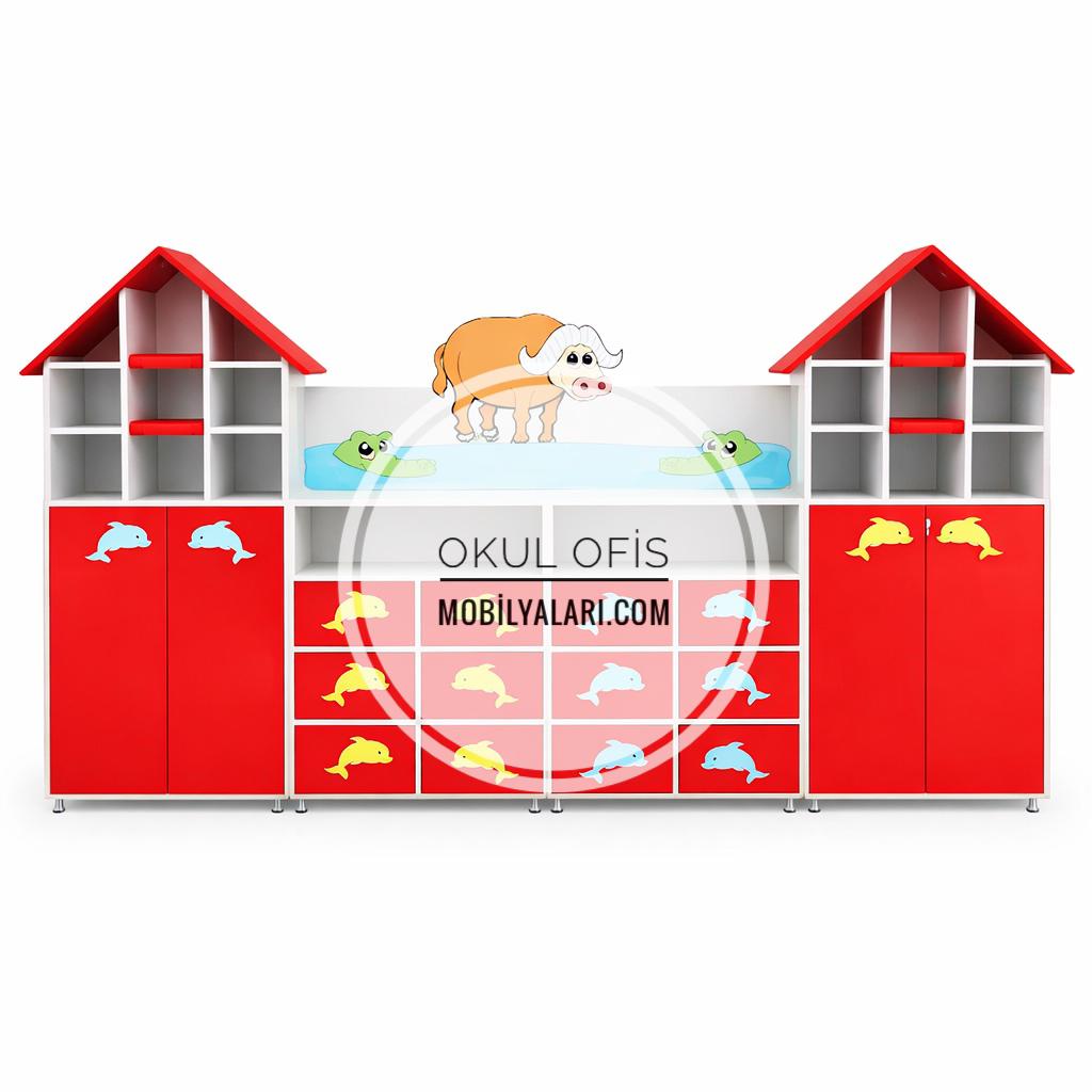 Çatılı Grup Dolap Figürlü