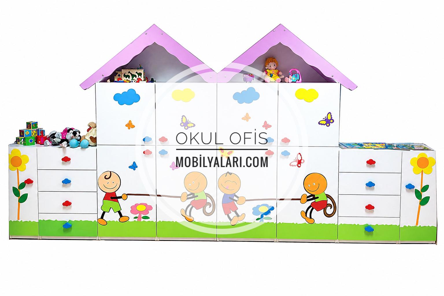 Dolap Seti Çocuk Figürlü