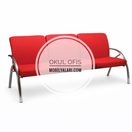 Metal Ayaklı ( 3'lü ) Bekleme Koltuğu