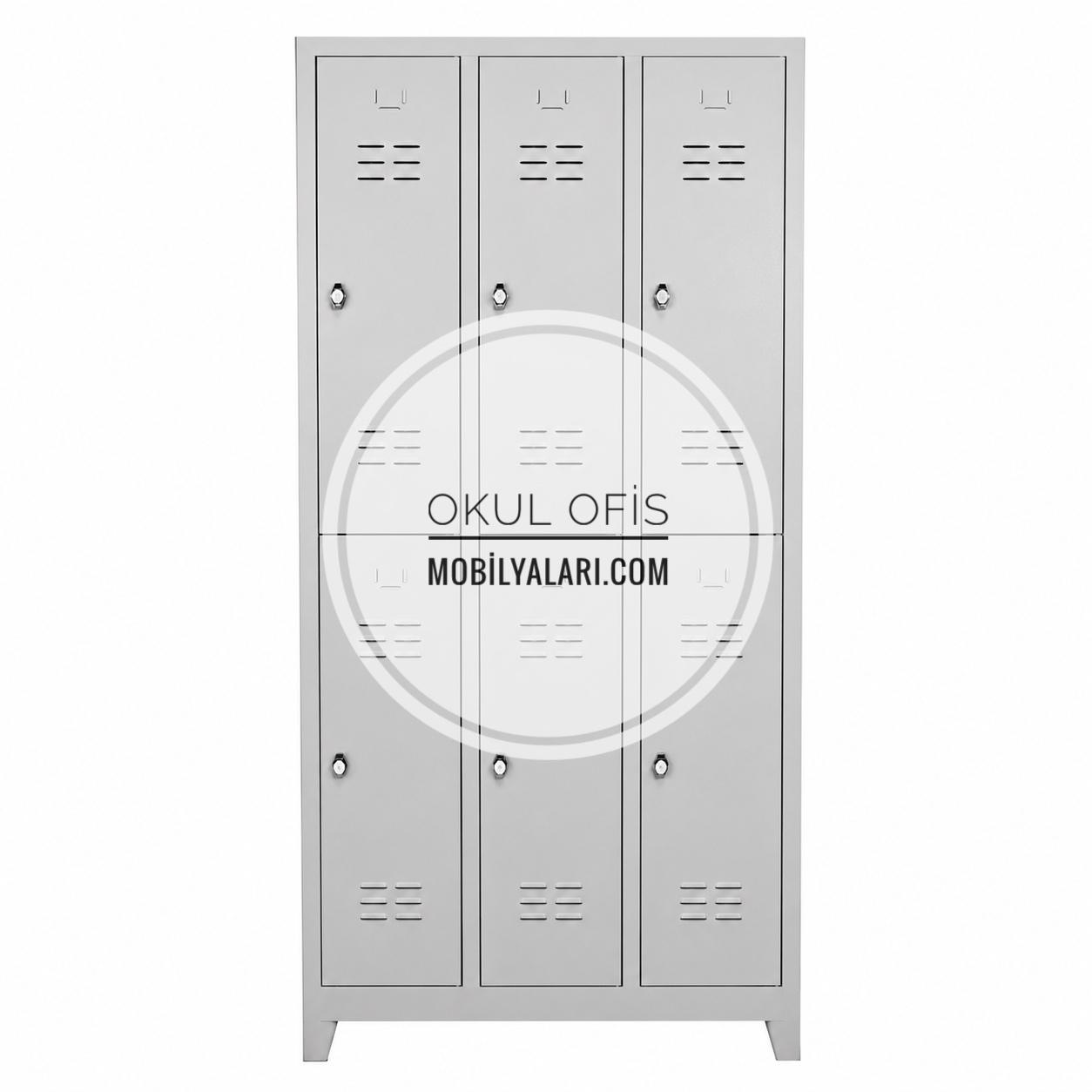 Anaokulları İçin Metal Soyunma Dolabı