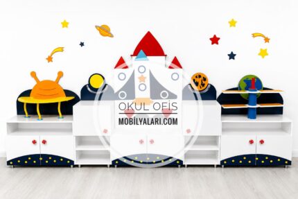 Renkli Figürlü Dolap: Anaokulu ve Kreşler İçin İdeal
