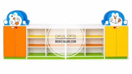 Sevimli Kedi Grup Dolap Seti