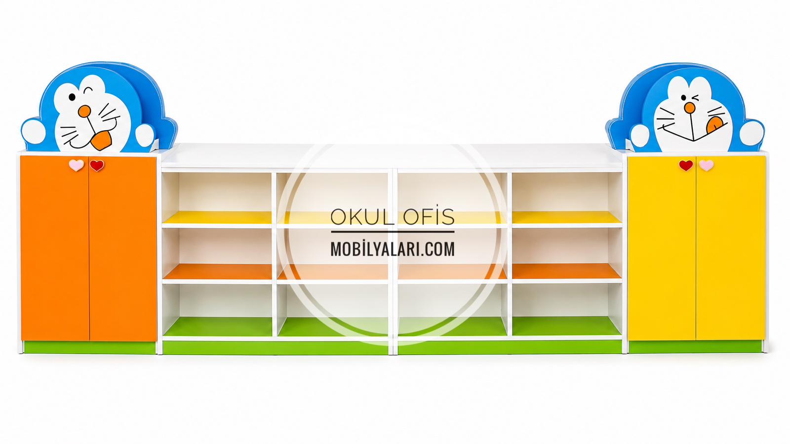 Sevimli Kedi Grup Dolap Seti