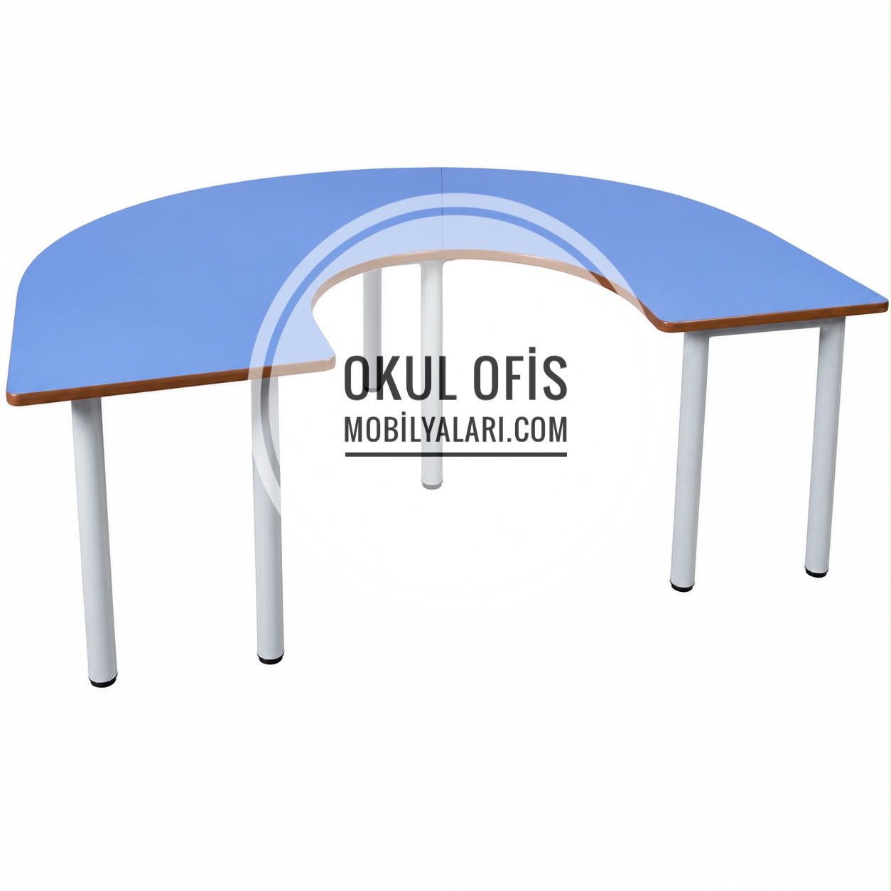 Anaokulu Ahşap U Masa