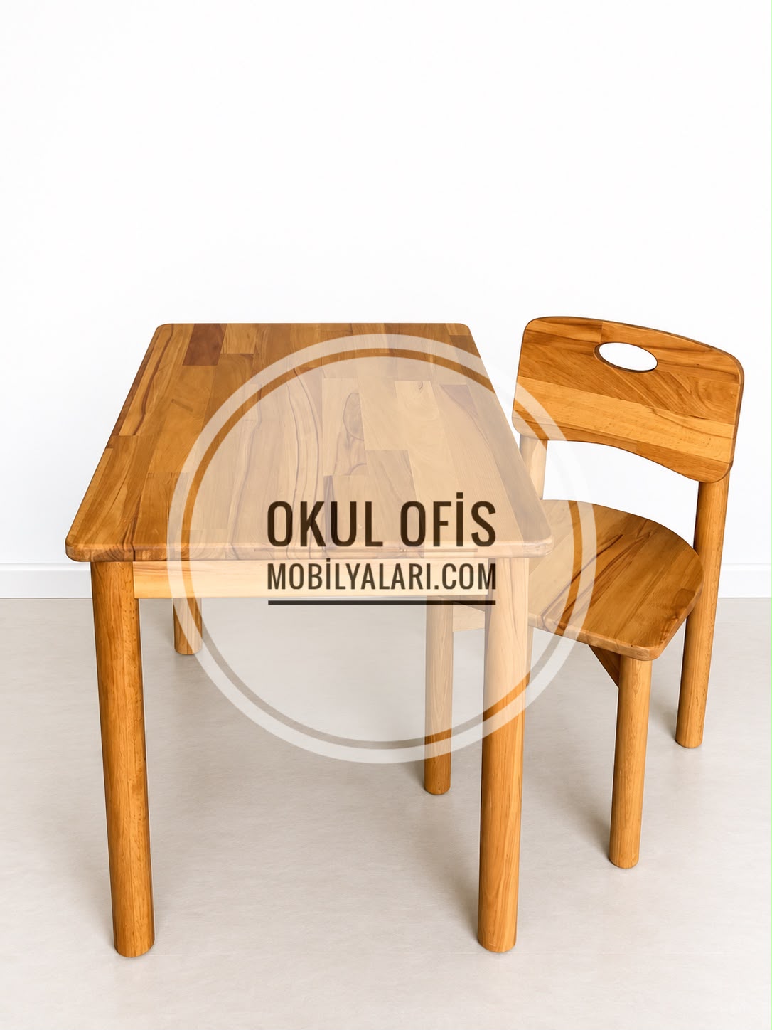 Anaokulu Masif Masa 60-120 cm